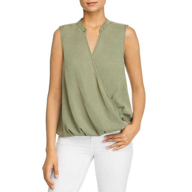 vince camuto faux wrap top