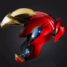 In US Voice Control Iron Man Mk50 Friday 1/1 Wearable Helmet/HighTech Mask Toys