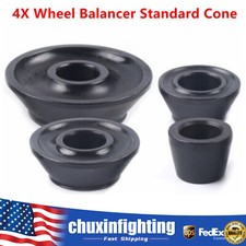 4 Wheel Balancer Standard Tapers Cones Set Axle Tire Coats 1.77 To 5.39 40mm