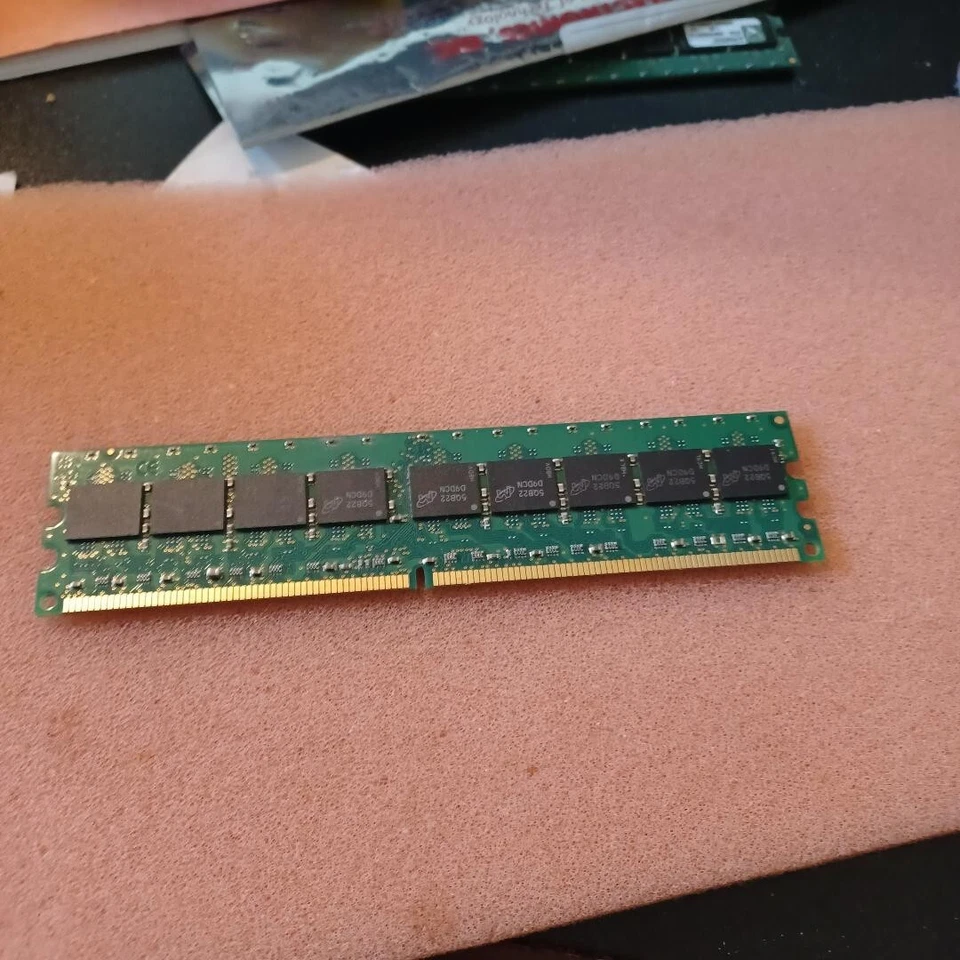 2 PCS KTH-XW4200A/1G 1.8V Kingston 1GB DDR2 PC2-4200 533 MHz DIMM RAM - Image 2 of 2