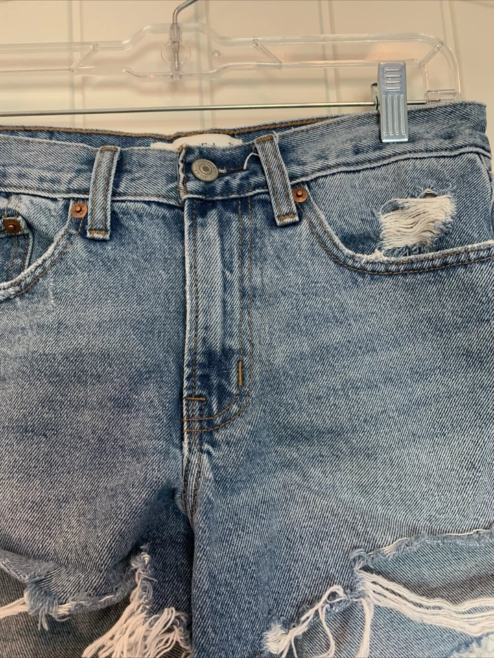 Abercrombie & Fitch The Boyfriend Short Mod Rise Women’s Size 0 - Image 3 of 4