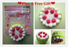 New Slow Rising 11CM Jumbo Lime Green Marshmallow Cake Soft Squishy