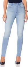 DG2 Diane Gilman Stretch Denim 5-Pocket Jegging CHAMBRAY PXS NWOT 708 