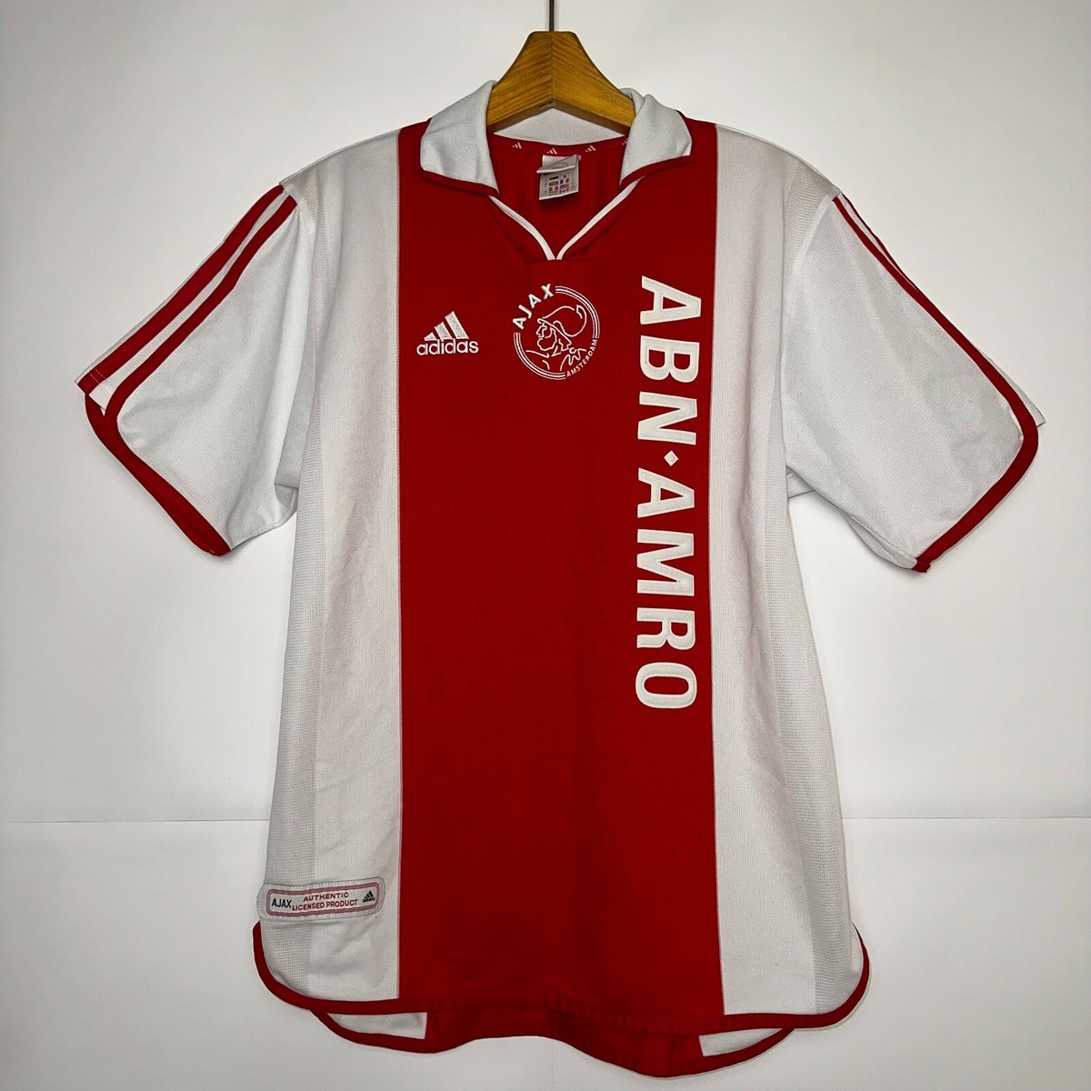 AJAX AMSTERDAM 1999 2000 HOME FOOTBALL SHIRT SOCCER JERSEY ADIDAS