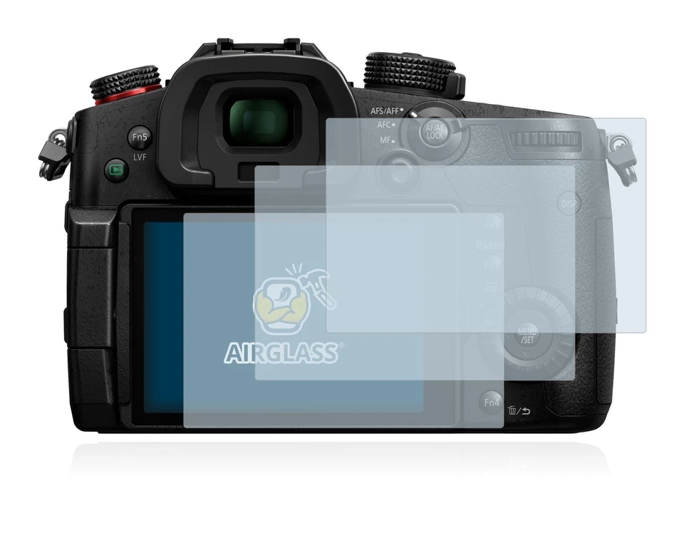 Panasonic Lumix DC-GH5S , 3 x BROTECT® AirGlass® Premium Glass Screen Protector - Image 2 of 3