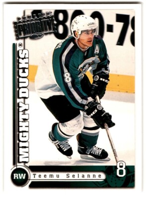 1997-98 Donruss Priority Teemu Selanne #6 Anaheim Mighty Ducks