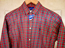 NEW/NWT Youth MED 10-12 POLO RL Casual Button Down Dress Shirt Long Sleeve