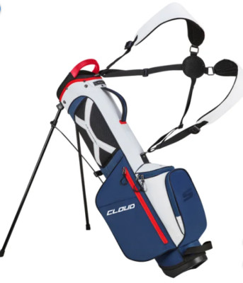 Big Max Golf Stand Bag - Summit Cloud Six - Dri Lite & Lightweight - White