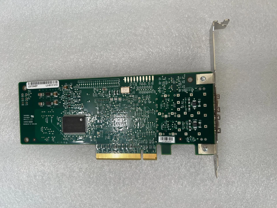 LSI Logic 2-Port 4GB/s Fibre Channel PCI-Express Host Bus Adapter - Image 4 of 4