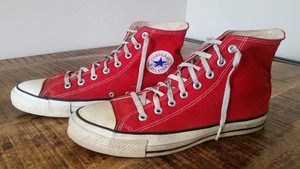 converse all star hi red canvas