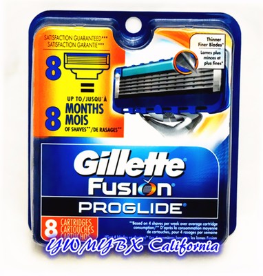Gillette Fusion proglide cartridges - 8 ct (047400302877)