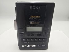 Sony Walkman FM AM Cassette Model WM AF65/BF65 For Parts Or Repair 