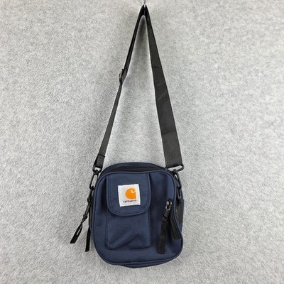 Carhartt WIP Shoulder Bag Navy Blue Crossbody Utility Zip Travel Pouch Small
