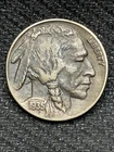 1935 Buffalo Nickel  F-VG Details Strong Date, 3/4 Horn Detail, Fantastic Toning
