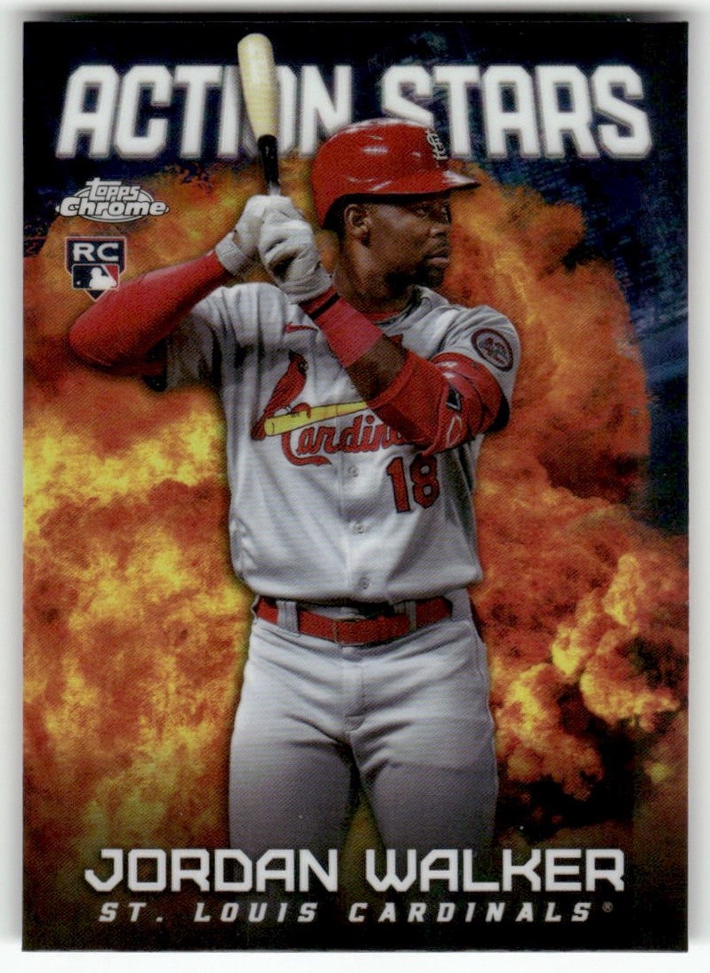 2023 Topps Chrome Update #ASC-12 Jordan Walker Action Stars
