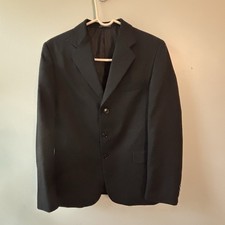 Boys Blazer SZ 16/18 XL Black 3 Button Calvin Clothing Co