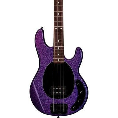Sterling StingRay RAY34 4-String Bass, Rosewood Fingerboard, Purple Sparkle