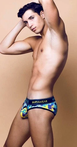 Supawear Gooey Sprint Brief Blue: U22SPGB - Size: Med, Large & X-Large - Picture 22 of 24