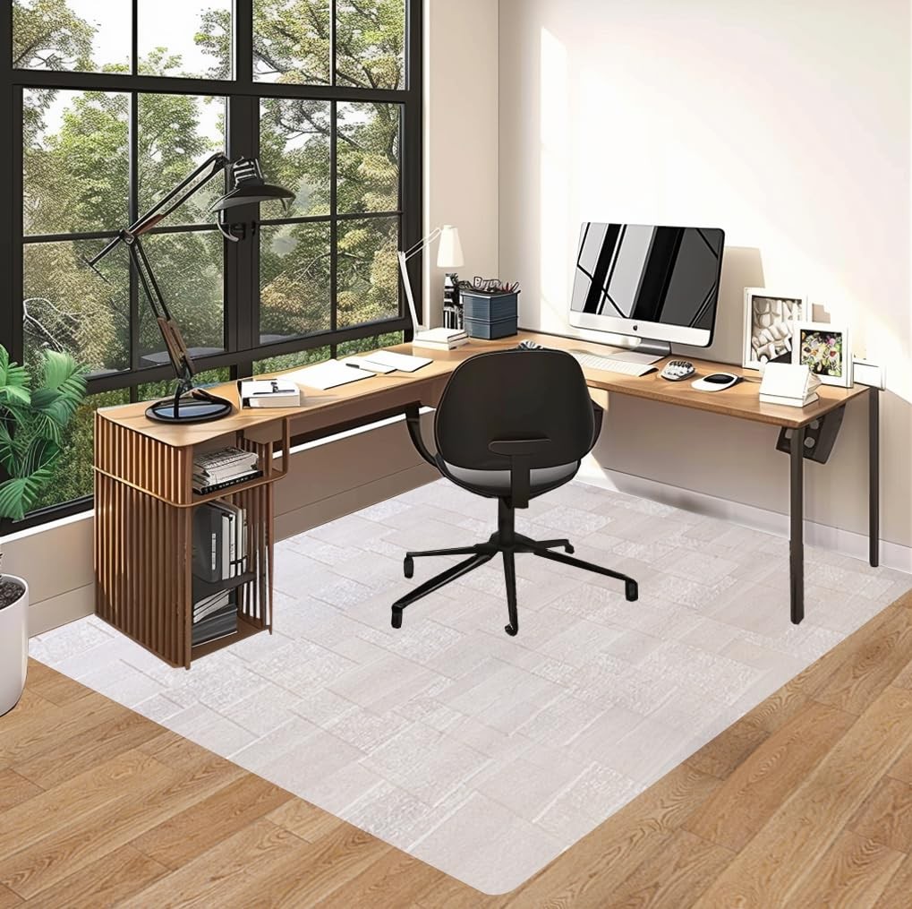75x60 Inch Hardwood Floor Chair Mat for Office Desk Protection