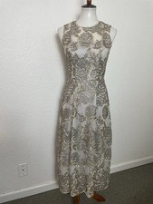 Anthropologie Hitherto BHLDN Dress Women 2 Homecoming Regency Romantic FLAW