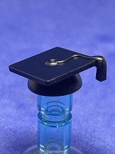 Lego Mini Figure Black Graduation Mortarboard With Tassel 92814