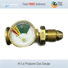 NEW HI LO LOW PROPANE LPG PRESURE GUAGE GAUGE CALOR GAS BOTTLE LEVEL INDICATOR