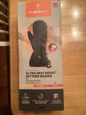 Therm-ic Women's Ultra-Boost Heated Mittens-New in box. Women s Large