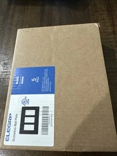 ELEGRP 3-Gang Screwless Decorator/Wall Plate Black Matte 5 Pack 3033GM-BL5