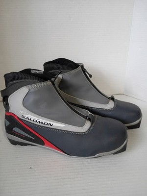 Cross-Country Ski Boots Salomon Escape 7 Pilot Mens size 9.5 black red gray