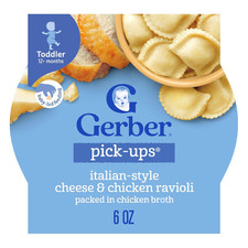 Toddler Food, Italian-Style Cheese  Chicken Ravioli Pick-Ups, 8PK