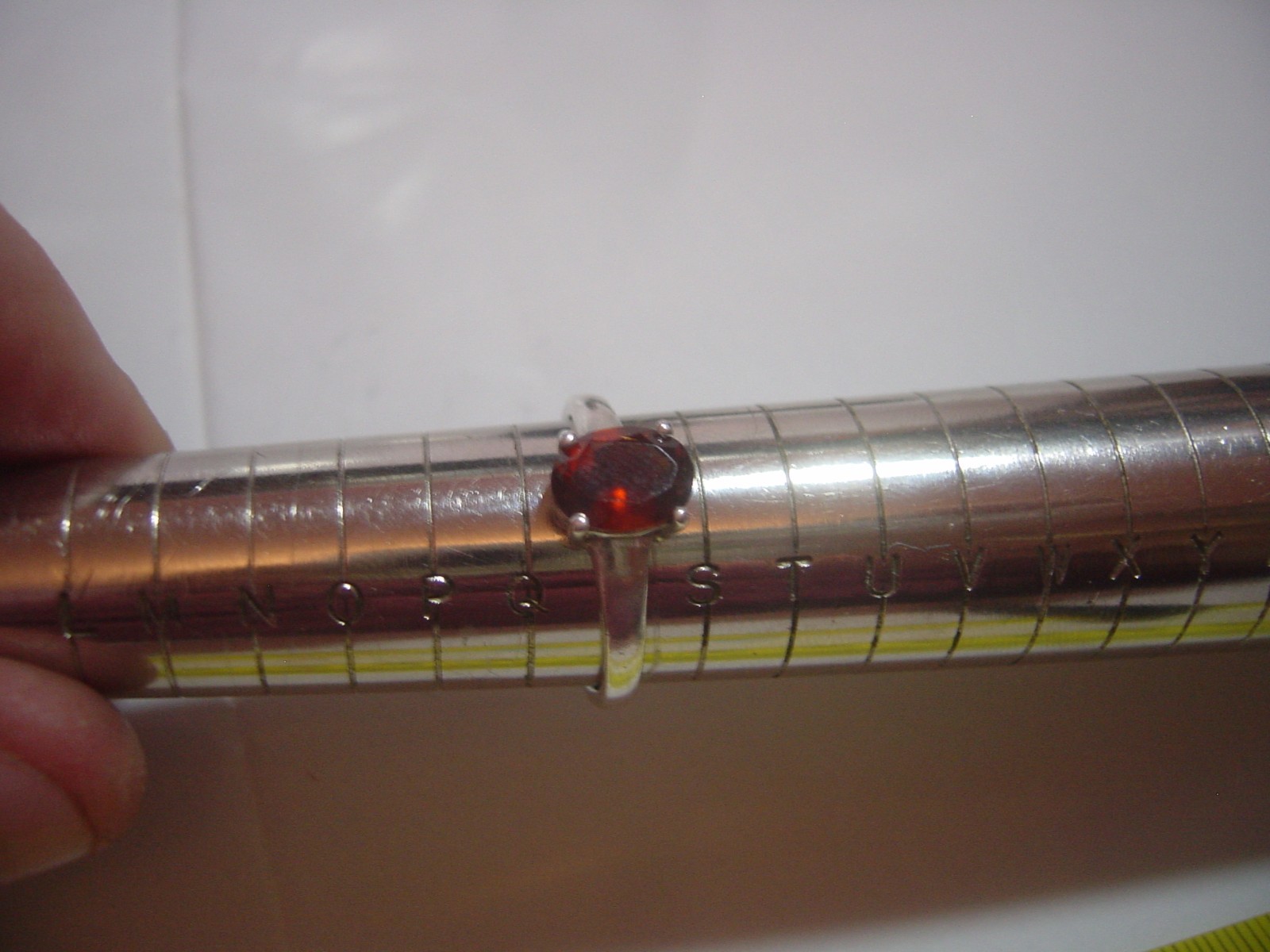 superb Solid Silver chunky large Ring-natural blo… - image 7