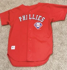 Jimmy Rollins #11 Philadelphia Phillies Youth L 14–16 Jersey Mighty-Mac MLB 