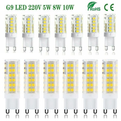 G9 LED Birne 220V-240V Warmweiß Kaltweiß 2835 SMD Mais Birne Sparlampe 5W 8W 10W