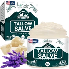 Beef Tallow Salve – All Natural Grass Fed Beef Tallow & Honey All Purpose Balm