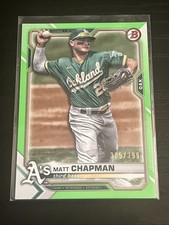 2021 Bowman - Matt Chapman #37 Neon Green Border /399