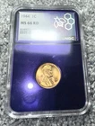 NGC Graded 1944 1C MS 66 RD Trader Bea Purple Core 1944 Wheat Penny