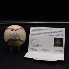Reggie Jackson Signed Rawlings Baseball Auto HOF 93 #'d /1993 UD COA ZJ22497