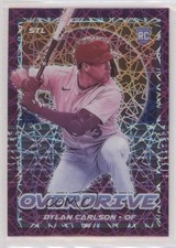 2021 Panini Chronicles Overdrive Purple Velocity Prizm Dylan Carlson #21 fm0