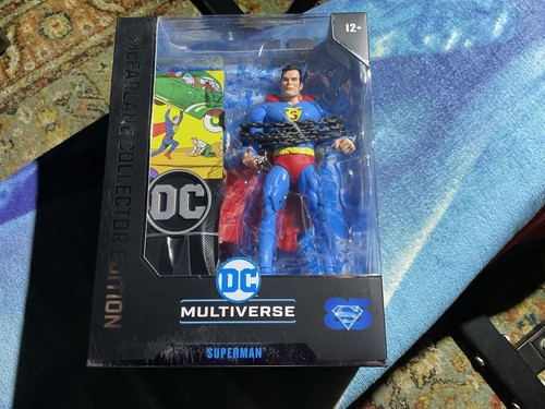 McFarlane COLLECTOR EDITION DC MULTIVERSE SUPERMAN 7” Figure ACTION COMICS #1