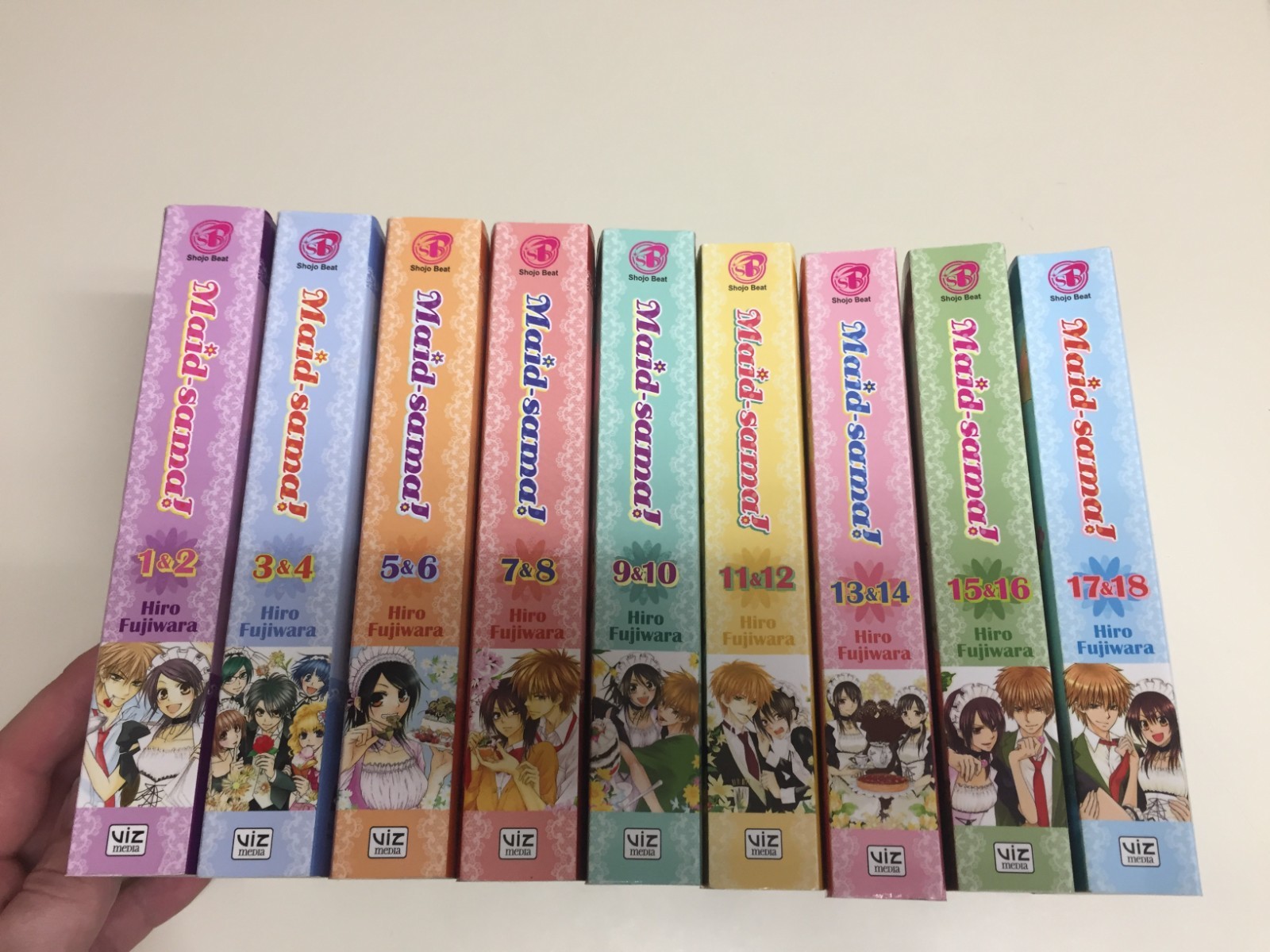 Maid Sama Manga Inglés Volumen 1-18 2 en 1 Edición Ómnibus Juego Completo Serie