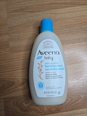 Aveeno Baby Daily Moisture Healthy Start Newborn Wash 8 fl oz NEW