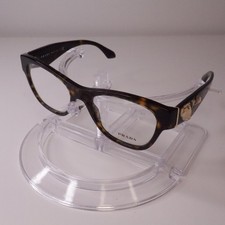 PRADA VPR 07R Women's Tortoiseshell Full Rim Eyeglass Frames with Crystal
