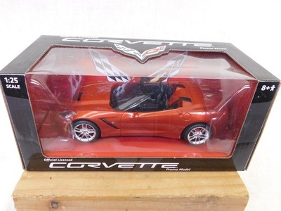 NEW AMT 1/25 SCALE 2016 CORVETTE ORANGE  CONVERTIBLE   PROMO MODEL ERTL