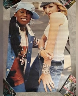 Madonna Missy Elliott GAP PROMO POSTER Window Ad HUGE II Rare