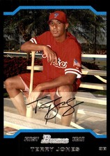 Terry Jones 2004 Bowman #271 Phillies MLB READ FREE SHIPPING AutographDen