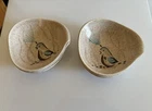 Set of 6 Red Wing Pottery MCM “Bob White” 5.5" Bowls EUC