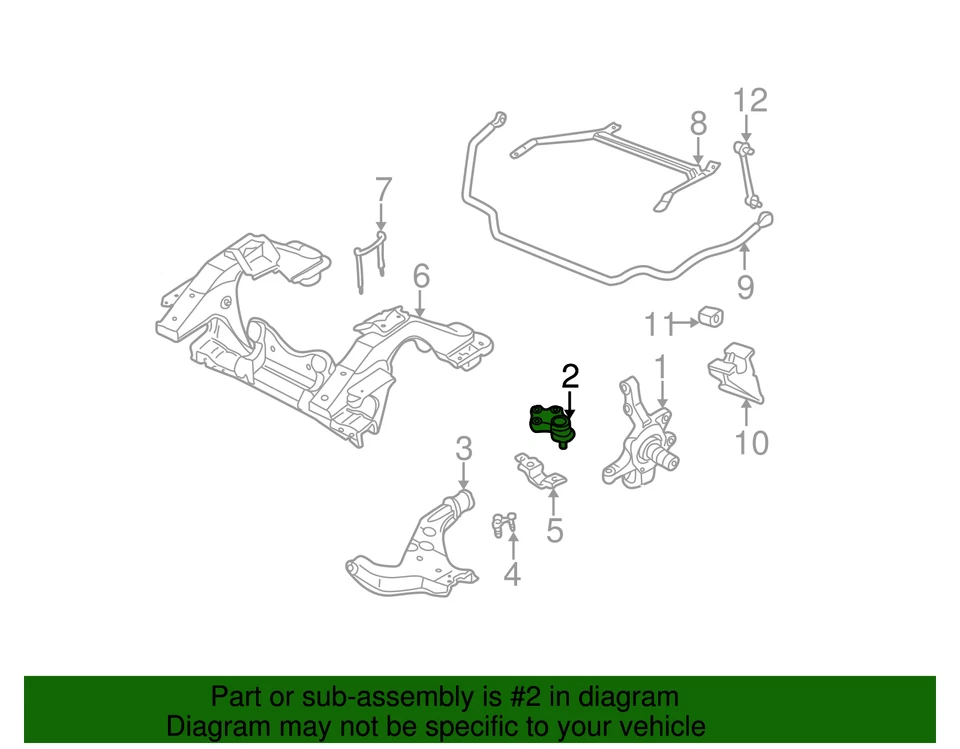 Nissan Pathfinder 1996-2004 genuino - rótula inferior D0160-0W025 Foto 2 de 2