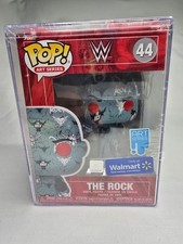 Funko Pop! WWE The Rock #44 Artist Series Walmart Exclusive Vinyl Figure in Case