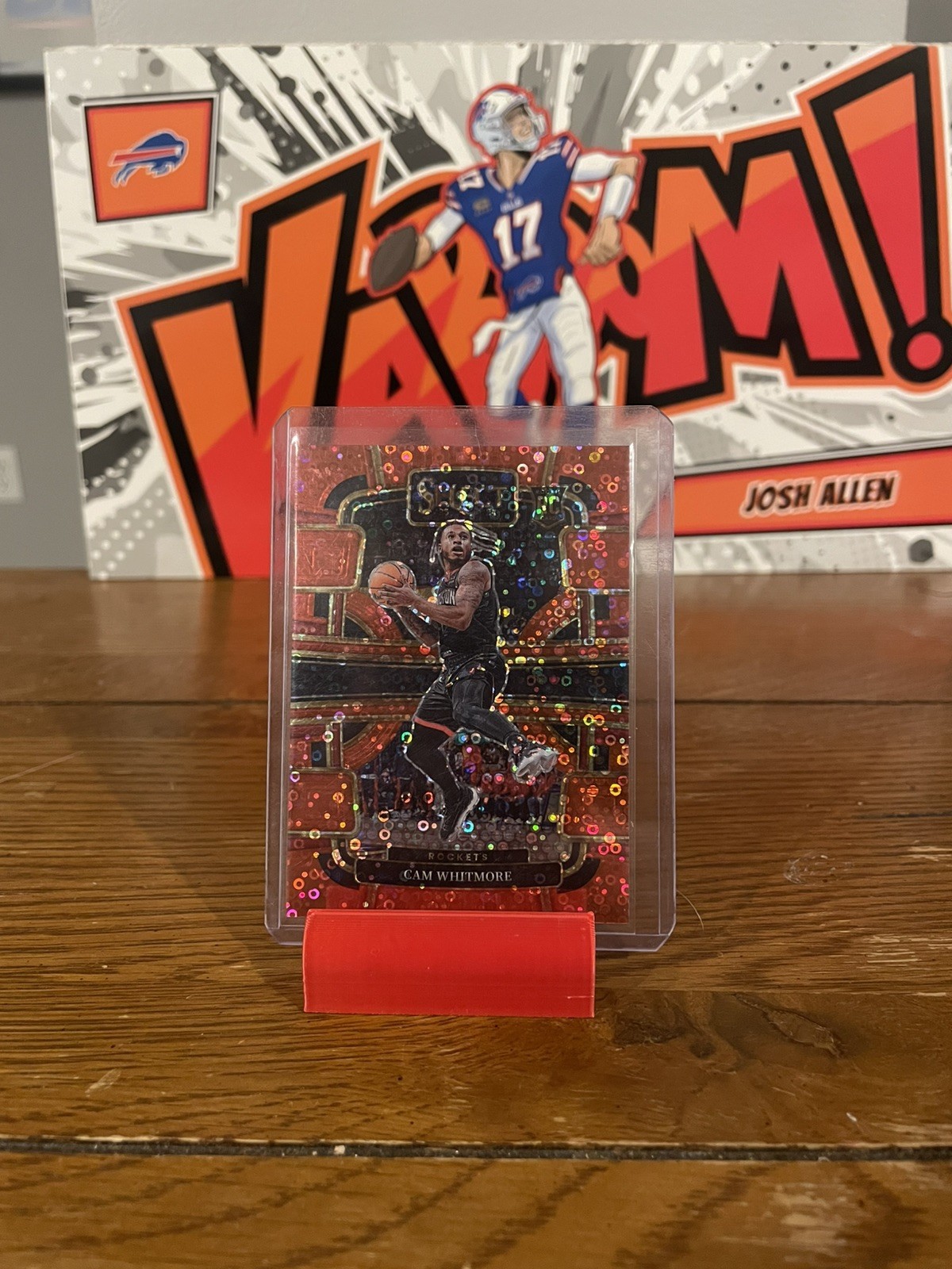 2023-24 Panini Select #69 Cam Whitmore Red Disco Prizms #/49 Rookie SN,RC