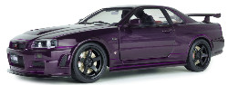 Nissan Skyline (R34) GT-R Z Tune 1999 Midnight Purple 1/18 - S1804311 Solido-image